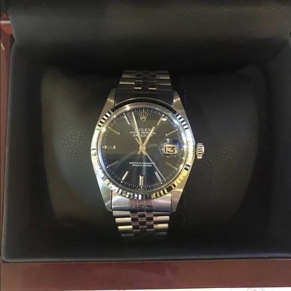 Rolex datejust ref 1601 white gold bezel - Picture 5 of 9